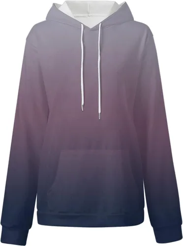 Miniatura 32 de Ceboyel Sudaderas de gran tamaño para mujer, teñido anudado, manga larga, sudaderas con capucha, ajuste holgado, ropa de moda para adolescentes
