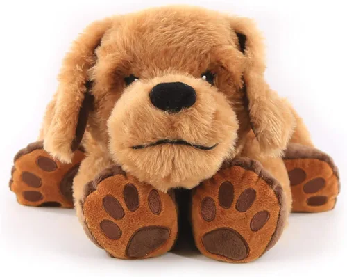 ROYLCO Theo The Sensory Companion - Animal de peluche, 2.5 libras, juguete sensorial, pelo suave, paquete de calor/frío, animal de peluche para