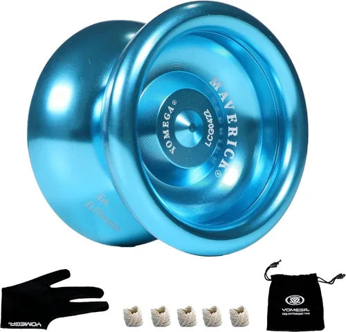 Miniatura 11 de Yomega Maverick - Yoyo profesional de metal de aluminio para niños y principiantes con rodamiento de bolas de tamaño C para trucos avanzados