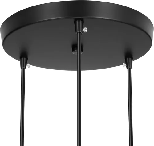 Miniatura 8 de Kit de toldo de lámpara de araña Canomo de 10 pulgadas con placa de luz de techo y todos los accesorios, incluye gancho, sujetador de cable