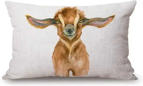 Miniatura 12 de Solekla Fundas de Cojines Decorativos de Granja para Exteriores para Sofá Cama Patrón de Perro Dachshund Weiner Funda de Almohada de Decoración