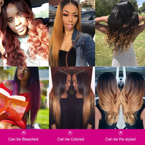 Miniatura 8 de Cynosure - Extensiones de pelo brasileño liso, 3 paquetes, grado 8a, sin procesar, color negro natural, 3 paquete, Negro natural