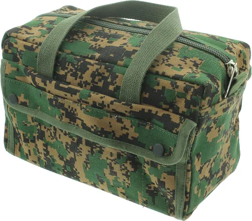 Miniatura 12 de Bolsa de herramientas de lienzo resistente, bolsa de transporte de campo militar, bolsa de almacenamiento de suministro de propósito general