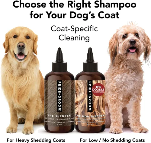 Miniatura 3 de Pride and Groom The Shedder - Champú para eliminar el pelo para perros, gel de baño natural con aceites esenciales e ingredientes que reducen