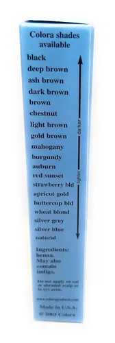 Miniatura 5 de Colora Tinte en polvo de henna para el cabello, negro, 2 onzas (paquete de 3)