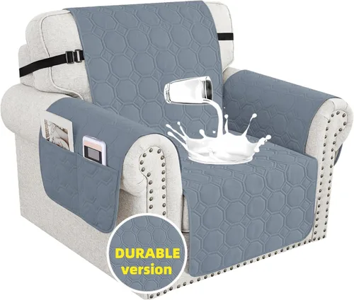 Miniatura 25 de XINEAGE Funda 100% impermeable para silla y sofá para mascotas, funda antideslizante para sofá, fundas lavables para silla, protector de muebles