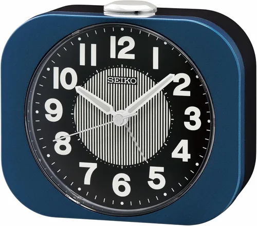 Miniatura 10 de SEIKO QHL097LLH Reloj despertador digital para dormitorio, azul mate, 2.6 x 2.4 pulgadas