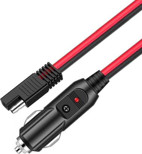 Miniatura 2 de Enchufe SAE para encendedor de cigarrillos de automóvil, cable SAE para encendedor de cigarrillos, enchufe de encendedor de cigarrillos de 14 AWG 12
