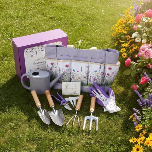Miniatura 3 de Juego de 21 Herramientas de Jardinería de Servicio Pesado, Regalos de Jardinería para Mujeres, Esposa, Abuela, Herramientas de Mano para Jardín