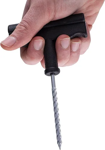 Miniatura 3 de T-Rex Autos TrexNYC Kit de reparación de neumáticos sin cámara, reparación de pinchazos y tapones planos, automoción, ideal para neumáticos