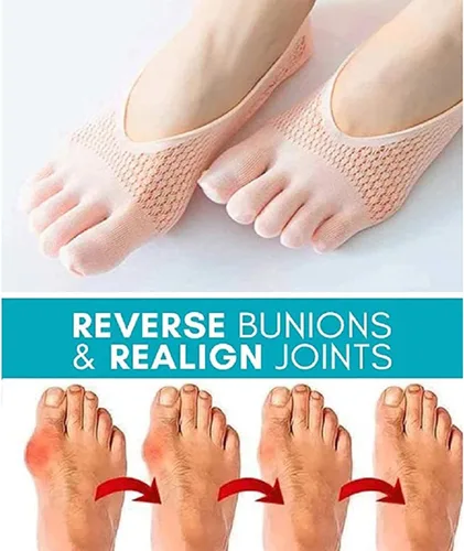 Miniatura 8 de 5 pares de calcetines de compresión Ortho, calcetines de yoga para mujer que no se ven