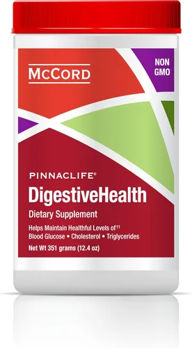 McCord Pinnaclife DigestiveHealth - Suplemento de fibra prebiótica de 0.41 oz con olivamina, ayuda a aliviar los gases, la hinchazón y el
