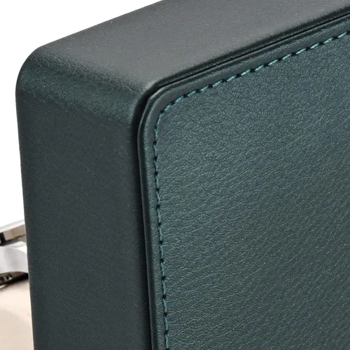Miniatura 11 de Caja de regalo de reloj de cuero PU negro Premium Caja de almacenamiento de reloj individual con caja de reloj de pulsera de almohada extraíble