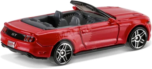 Miniatura 3 de Hot Wheels 2017 Factory Fresh 2015 Ford Mustang GT Convertible 7/365, rojo