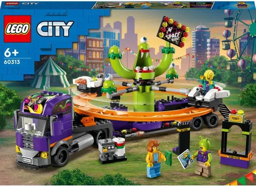 Miniatura 2 de LEGO 60313 Camión de atracciones Space Ride