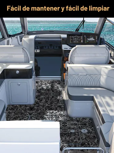 Miniatura 5 de FOCEAN Suelo de Barco de Espuma EVA Cubierta de Barco Suelo Marino Camuflaje Alfombrillas Marinas Autoadhesivas para Barcos Yate Kayak RV Camuflaje