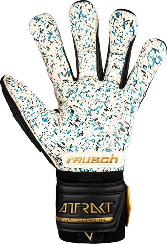 Miniatura 5 de Reusch Attrakt Freegel Fusion Ortho-Tec - Guantes de portero unisex con soporte para los dedos, flexibles, transpirables, agarre duradero, sistema