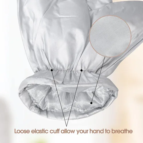Miniatura 3 de Newbealer 2 guantes de planchado de vapor de ropa, guantes protectores antivapor resistentes al calor para vaporizadores de ropa, accesorios