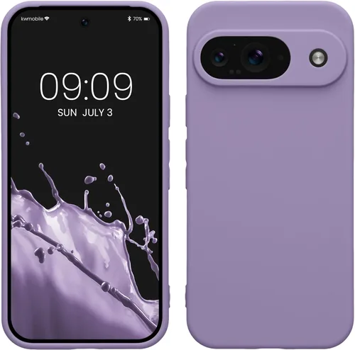 Miniatura 166 de kwmobile Funda compatible con Google Pixel 9 Pro - Funda protectora delgada de TPU para teléfono - Acabado mate suave - Negro mate
