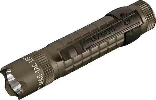 Miniatura 10 de Maglite Mag-Tac – Linterna LED de bolsillo, 2 celdas CR123, bisel coronado, negro mate