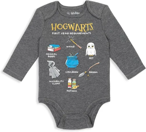 Miniatura 5 de Harry Potter Paquete de 5 mamelucos de manga larga Hogwarts