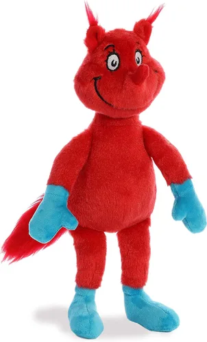 Miniatura 4 de Aurora® Whimsical Dr. Seuss™ Fox in Socks - Peluche con licencia oficial para juegos imaginativos, perfecto para niños y adultos, color rojo, 12