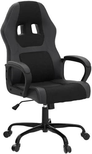 Miniatura 5 de Silla gamer para computadora PC, silla de oficina para adultos, adolescentes y niños, silla ergonómica de piel sintética con soporte lumbar