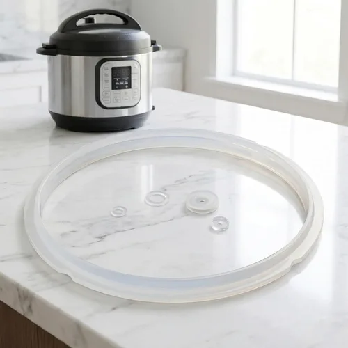 Miniatura 5 de Junta universal de silicona para ollas a presión eléctricas de 4L/10QT – Anillo de sellado de tapa resistente a altas temperaturas