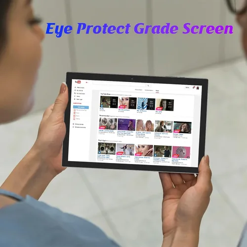 Miniatura 8 de Tablet Android 15, 10 pulgadas 8 GB RAM+32 GB ROM+1 TB Expand, procesador de cuatro núcleos de 1.8 GHz, tabletas 2 en 1 con Conjunto rosa 2 en 1