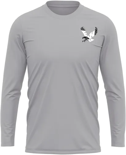 Miniatura 306 de Camisa deportiva de manga larga oficial de la NCAA Collegiate para hombre, con logotipo en el pecho izquierdo, colección Athletic Heather