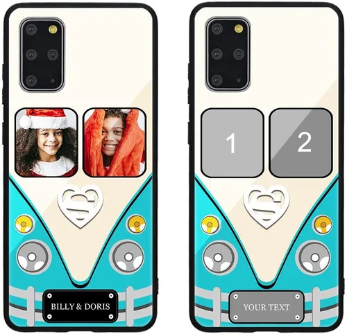 Miniatura 318 de Funda de teléfono personalizada para Samsung Galaxy S22+ / S22 Plus 5G, funda de TPU suave de vidrio templado antiarañazos personalizada con foto