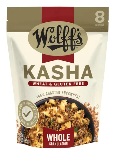 Wolff's Kasha (granulación integral) - 100% trigo sarraceno tostado