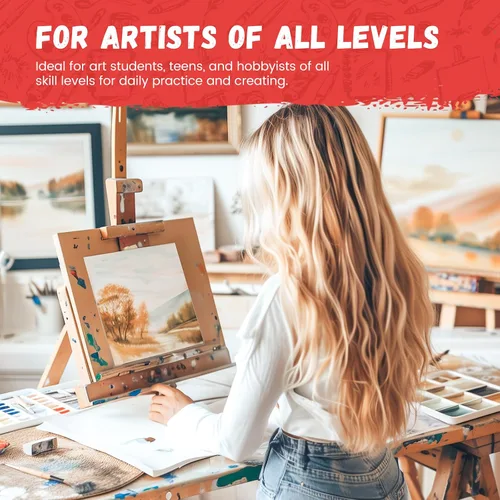 Miniatura 6 de Simetufy Paquete de 96 tableros de lienzo pequeños de 5 x 7 pulgadas, mini paneles de lienzo en blanco, imprimados libres de ácido para pintura al
