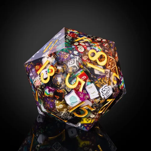 Miniatura 45 de UDIXI Juego de dados de piedras preciosas de amatista, dados DND de piedra de cristal D&D con estuche de regalo para juegos de rol y juegos de mesa
