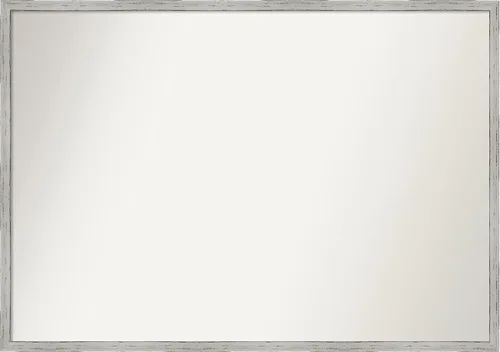 Miniatura 380 de Amanti Art Espejo de baño blanco para sobre el fregadero, 32 x 45 pulgadas, espejo de tocador rectangular blanco esbelto, marco de madera moderno