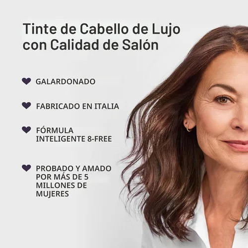 Miniatura 5 de Madison Reed - Kit de color de cabello radiante, tinte permanente para el cabello, 100 % cobertura de canas, sin amoníaco, castaño claro Véneto 7NVA