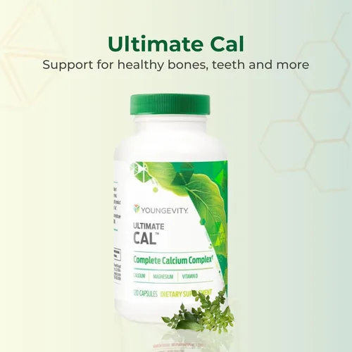 Miniatura 2 de Youngevity Ultimate Cal - Suplemento para la salud ósea de calcio y magnesio con D-3, zinc, potasio, boro, altamente absorbible, soporte