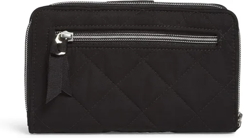 Miniatura 2 de Vera Bradley Cartera de sarga RFID Turnlock para mujer
