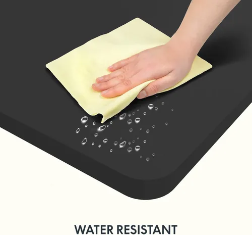 Miniatura 5 de FLEXISPOT Mesa de Escritorio de una pieza de 102 x 61 cm, escritorio de altura ajustable de 1 pulgada, mesa rectangular de escritorio de 42 cm, Negro