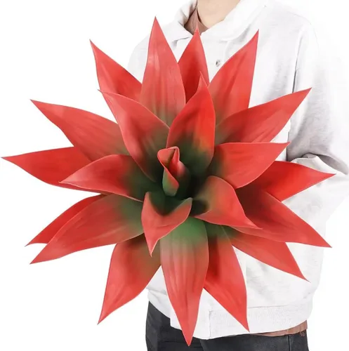 Miniatura 18 de Velener Plantas artificiales de agave falsas, Plantas suculentas falsas para decoración de habitaciones, tallos de plantas de agave sintético sin