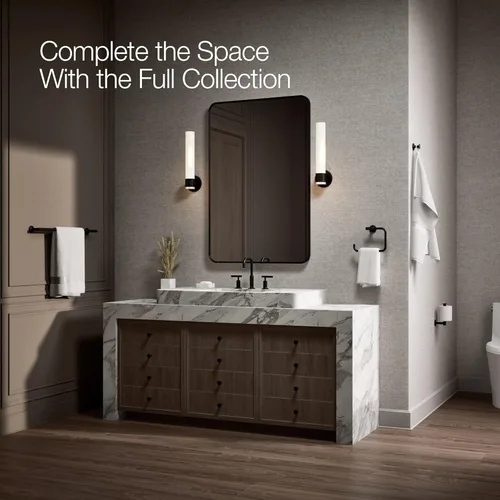 Miniatura 8 de Kohler K14443-TT Purist Gancho para bata individual titanio vibrante