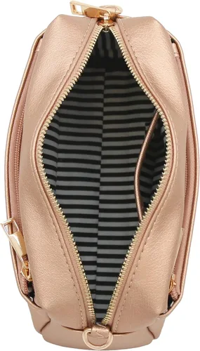 Miniatura 129 de FashionPuzzle Triple Zip Small Crossbody Bag