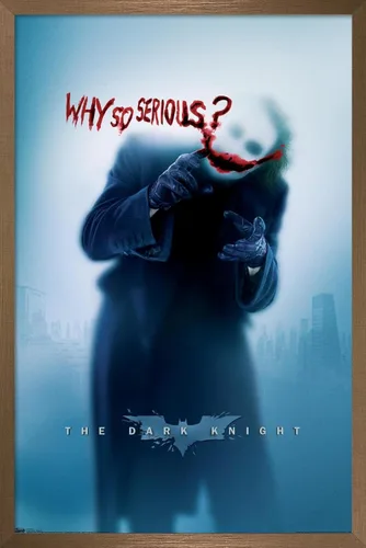 Miniatura 12 de Trends International DC Comics - Póster de pared de The Dark Knight - The Joker - Why So Serious, 14.725 x 22.375 pulgadas, versión enmarcada