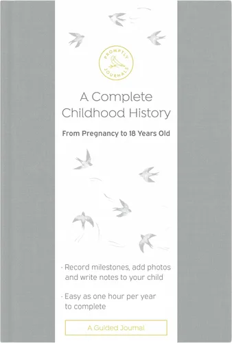 Miniatura 11 de Promptly Journals, Una historia completa de la infancia: desde el embarazo hasta los 18 años (Aloe Green, Leatherette) Libro para bebés y diario