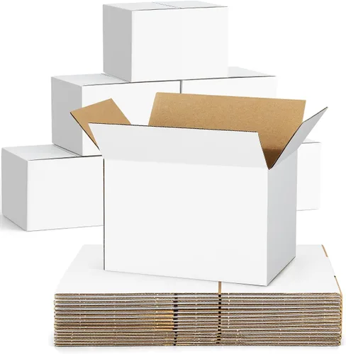 Miniatura 23 de Paquete de 40 cajas de envío pequeñas de 6x4x4, cajas de cartón corrugado para embalaje para pequeñas empresas, cajas marrón para envíos por correo