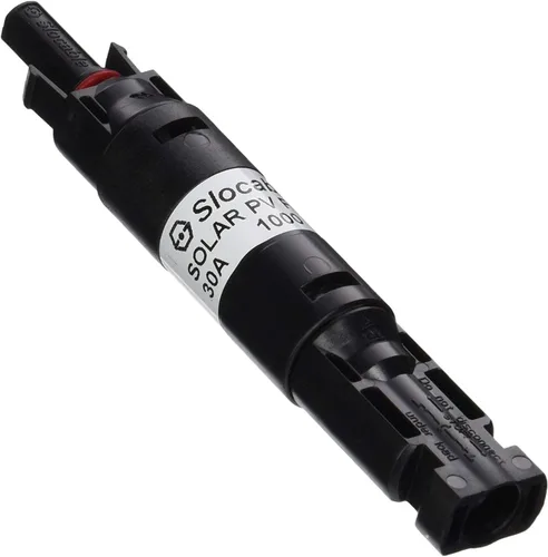 Miniatura 2 de Renogy 10A macho y hembra conector impermeable en línea portafusibles, w, negro