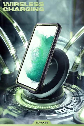 Miniatura 8 de SUPCASE Funda para Samsung Galaxy S22 con soporte (Unicorn Beetle Pro), [clip de cinturón integrado] Resistente de cuerpo completo de doble capa