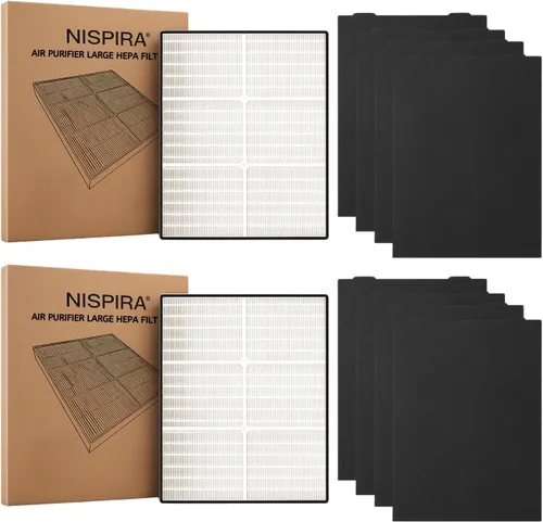 Miniatura 10 de Nispira 1183054K 8171434K True HEPA Carbon Pre Filtro para Whirlpool Whispure purificador de aire AP510, AP530, AP450, AP45030HO AP51030K WP500