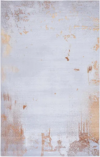 Miniatura 11 de SAFAVIEH Alfombra lavable Tacoma Collection - 8 x 10 pies, gris y al óxido, antideslizante y fácil de limpiar, ideal para sala de estar, dormitorio