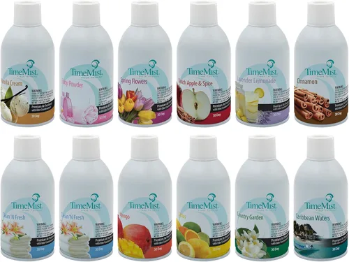 Miniatura 6 de TimeMist Recambios de ambientador medido de alta calidad, especias de manzana holandesa, 7.1 onzas (caja de 12) - 1042818 - Dura hasta 30 días